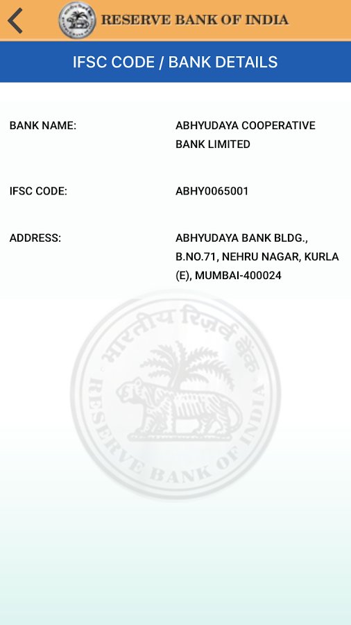 RBI-android-app-indian-bank-ifsc-micr-codes